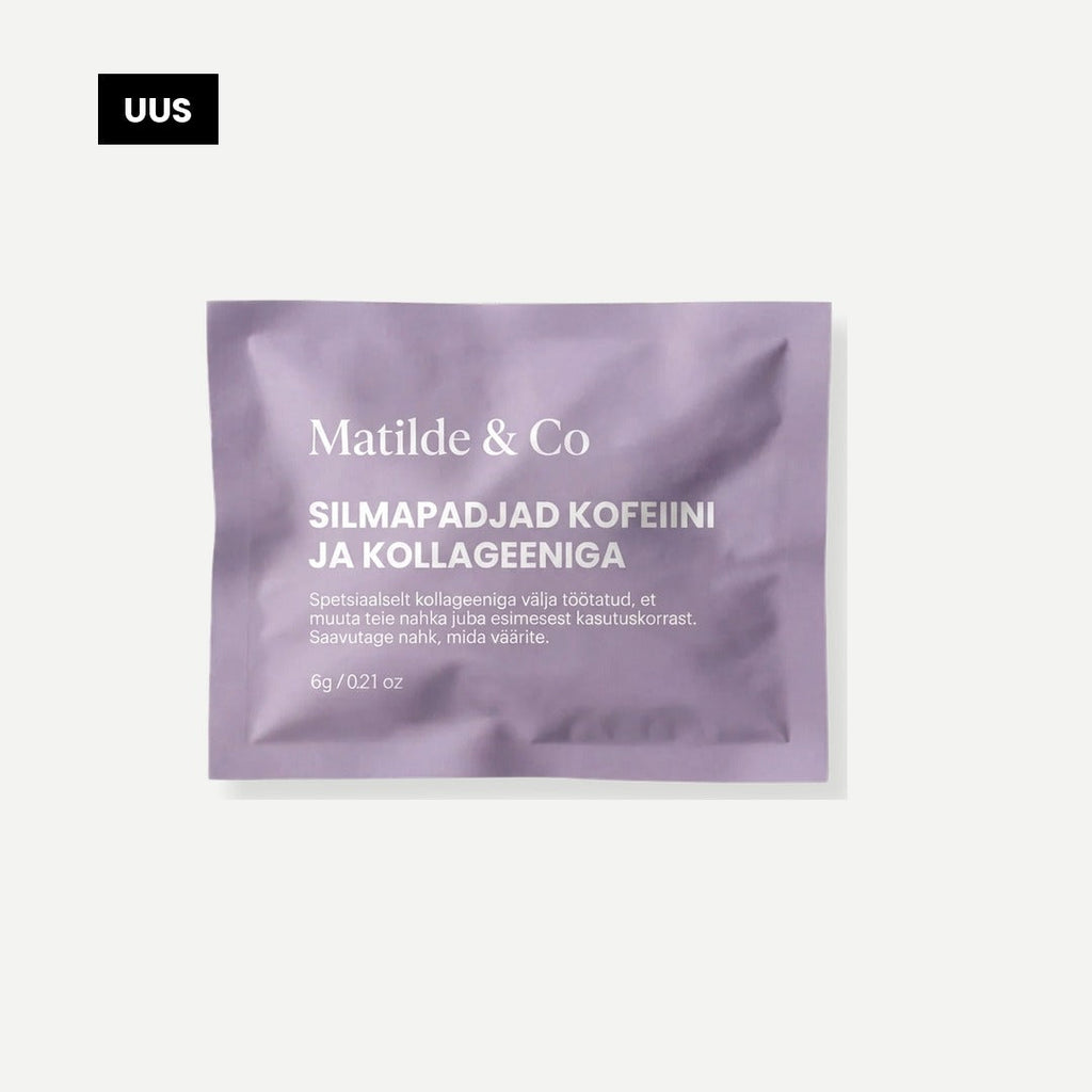 Silmapadjad kofeiini ja kollageeniga