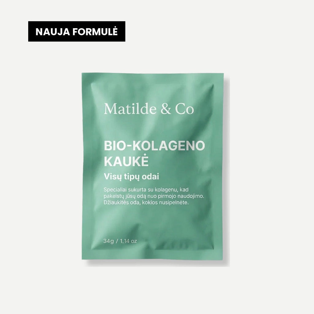 Bio-kolageno kaukė