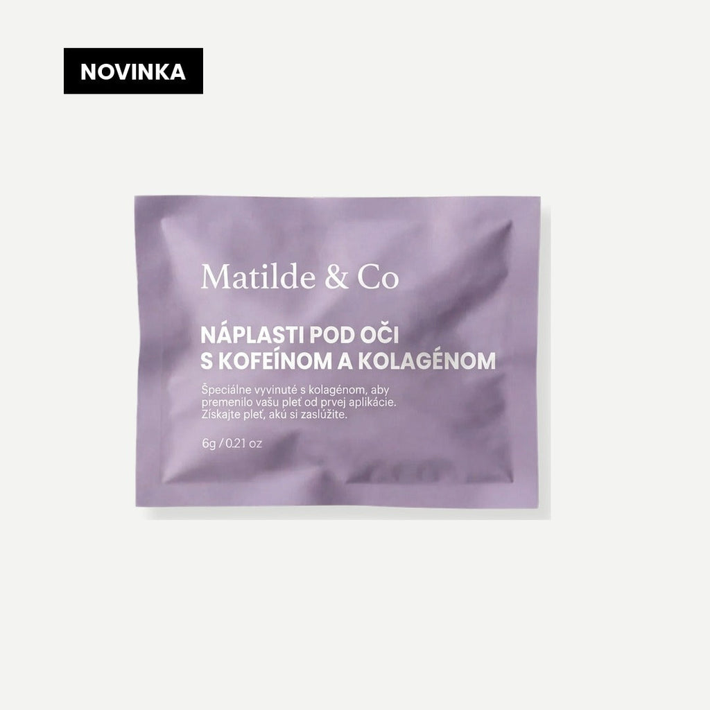 Náplasti pod oči s kofeínom a kolagénom