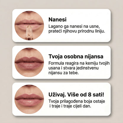 pH-reaktivni ruž za usne