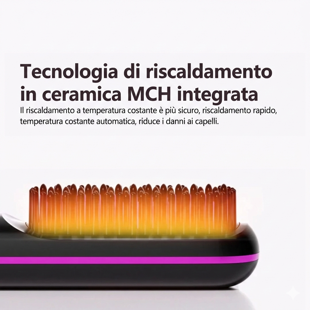 PRVNÍ inteligentní stylingový kartáč pro krátké vlasy