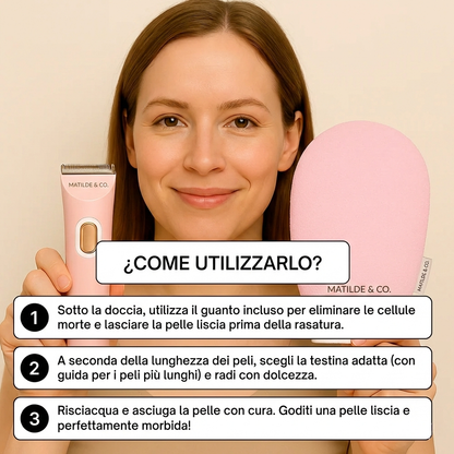 Matilde & Co • Rasoio elettrico per zone intime