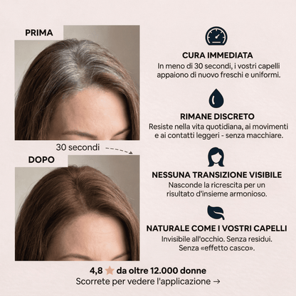 Avellio™ – Copri-ricrescita e capelli grigi istantaneo