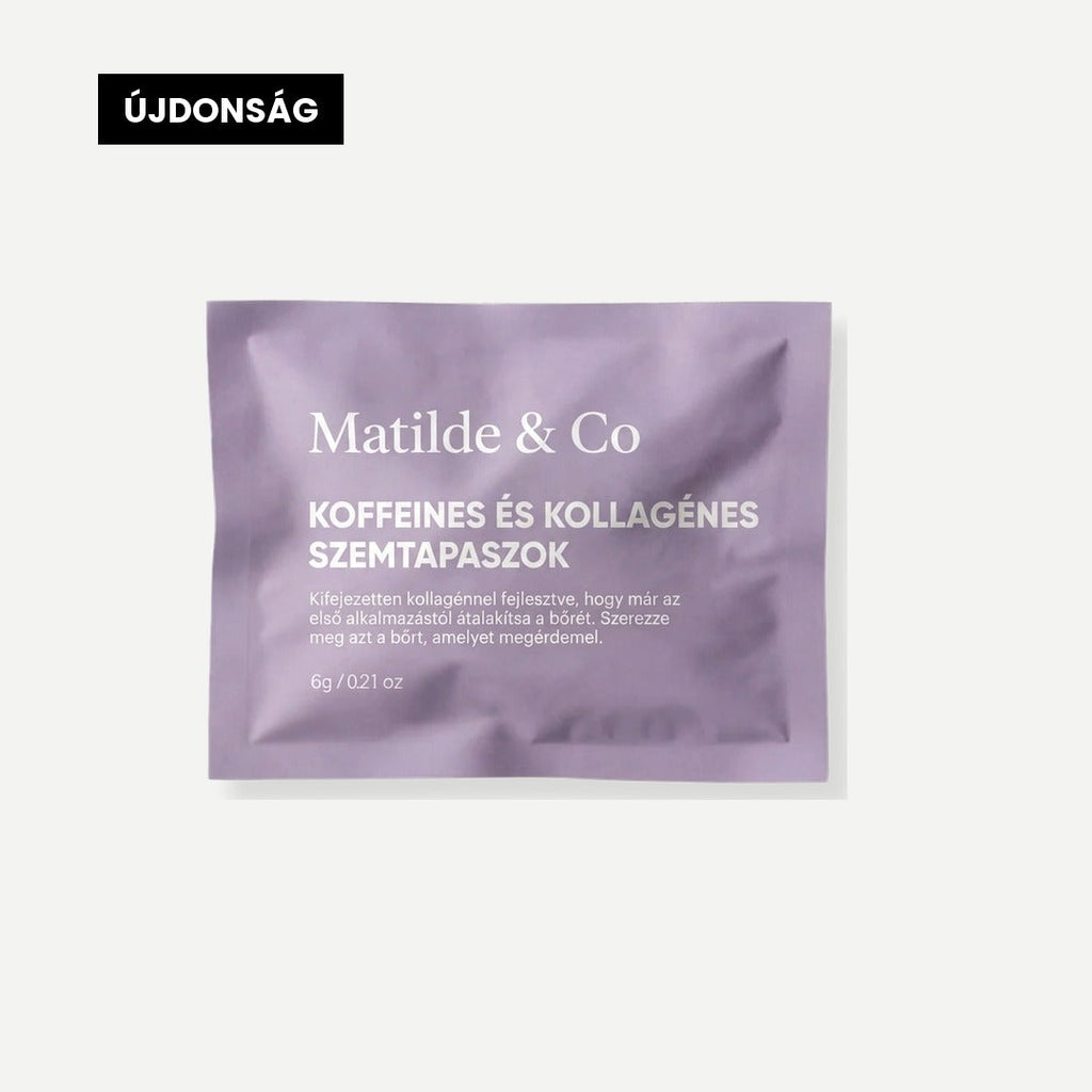 Koffeines és kollagénes szemtapaszok
