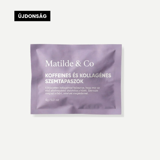 Koffeines és kollagénes szemtapaszok