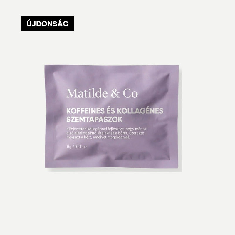 Koffeines és kollagénes szemtapaszok