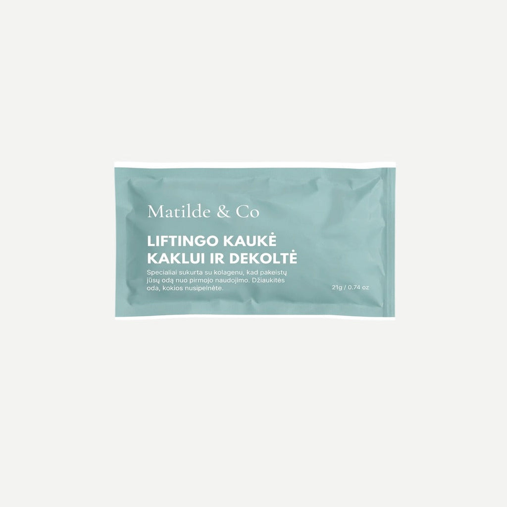 Liftingo kaukė kaklui ir dekoltė