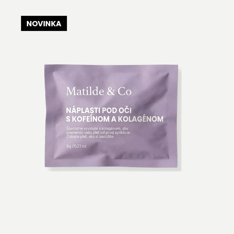 Náplasti pod oči s kofeínom a kolagénom